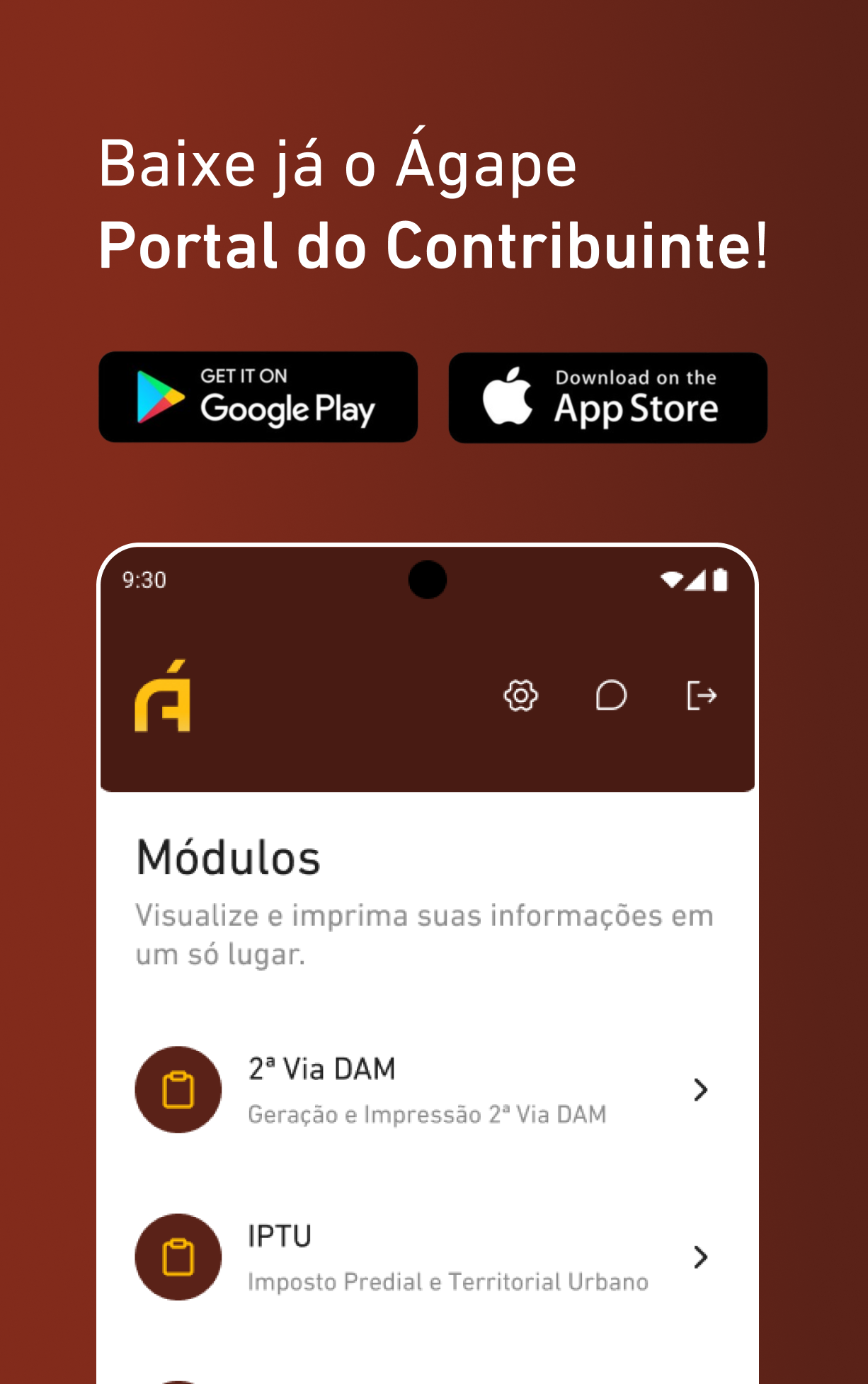 Baixe nosso aplicativo